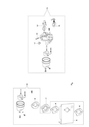 Carburetor G 48 PK (K40) Lawnmower