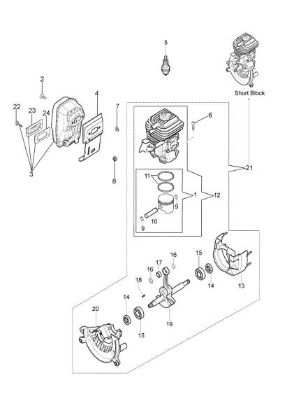 Engine BV 300 Blower