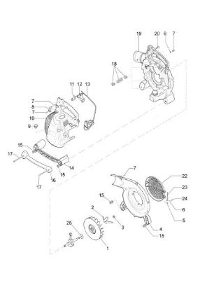 Fan assy BV 300 Blower
