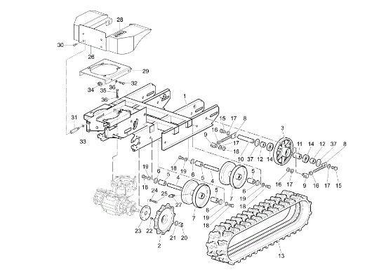 Frame (Until SN B111461061) CR 270 Transporter