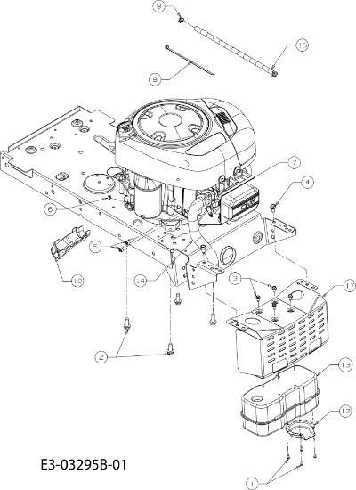Engine POLO 97/13,5 T France Cat.2008 Garden tractor (only for the French market)