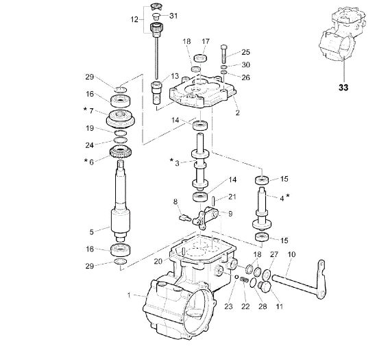 Speed-change gear box CR 340 Transporter