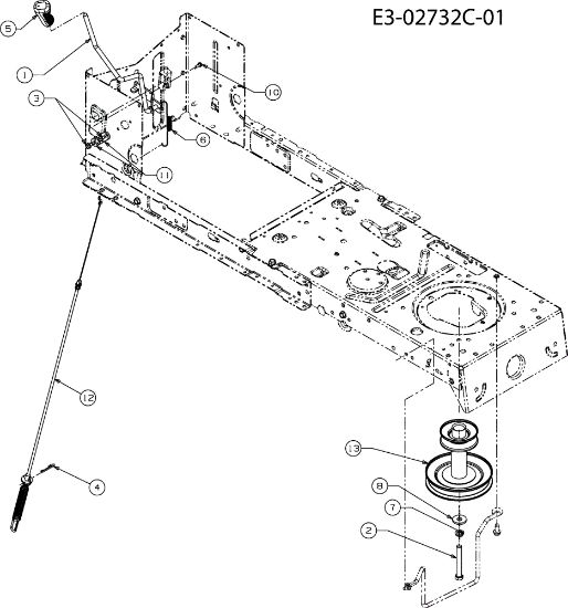 Levers POLO 97/13,5 T Cat.2008 Garden tractor