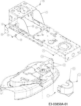 Frame hydro POLO 95/11,5 T France Cat.2008 Garden tractor (only for the French market)