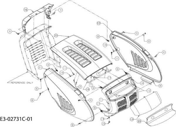 Body POLO 108/20 H France Cat.2008 Garden tractor