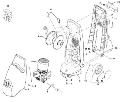 Deck PW 155 High-pressure washer