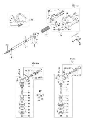 Transmission BC 420 S (Euro1 / Euro2) Brushcutter