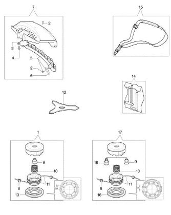 Accessories BC 420 S (Euro1 / Euro2) Brushcutter