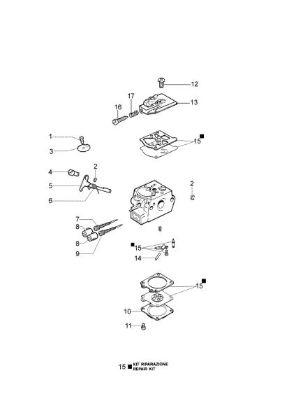 Carburetor WT-870 BC 420 T (Euro1 / Euro2) Brushcutter