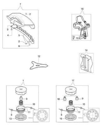 Accessories BC 420 T (Euro1 / Euro2) Brushcutter