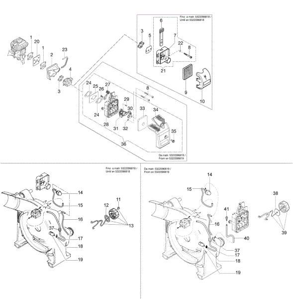 Air filter BV 270 Blower