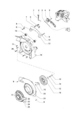 Fan assy BV 270 Blower