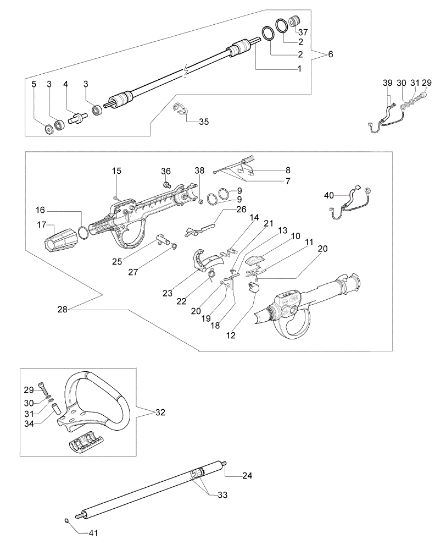 Transmission BCF 420 (Euro1 / Euro2) Brushcutter