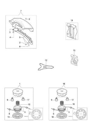 Accessories BCF 420 (Euro1 / Euro2) Brushcutter