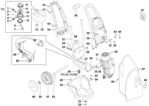 Deck PW 190 High-pressure washer
