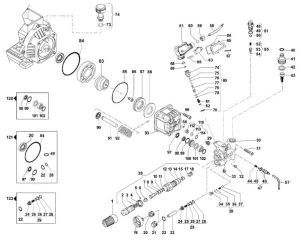 Water pump PW 190 High-pressure washer