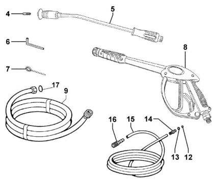 Accessories PW 190 High-pressure washer