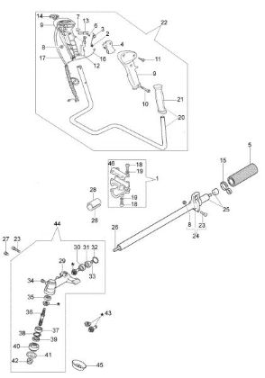 Transmission BC 250 T Brushcutter