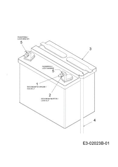 Battery TORNADO 108/20 H Garden tractor