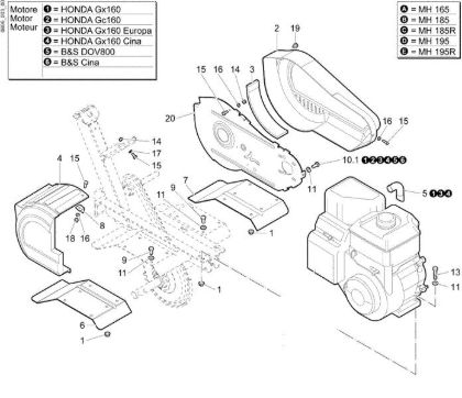 Hoods MH 185 R Rotary tiller