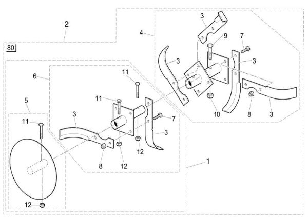 Tiller MH 185 R Rotary tiller