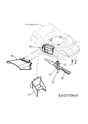 Blades assy G 55 VBX 4 in 1 Lawnmower