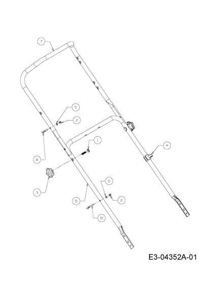 Handlebar G 55 VBX 4 in 1 Lawnmower