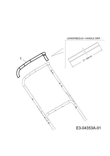 Handle guard G 55 VBX 4 in 1 Lawnmower