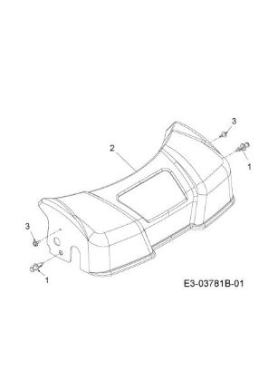 Protective guard G 55 VBX 4 in 1 Lawnmower