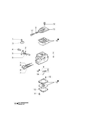 Carburetor PPX 270 Pole pruner