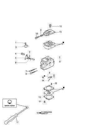 Carburetor WT 936A Power unit