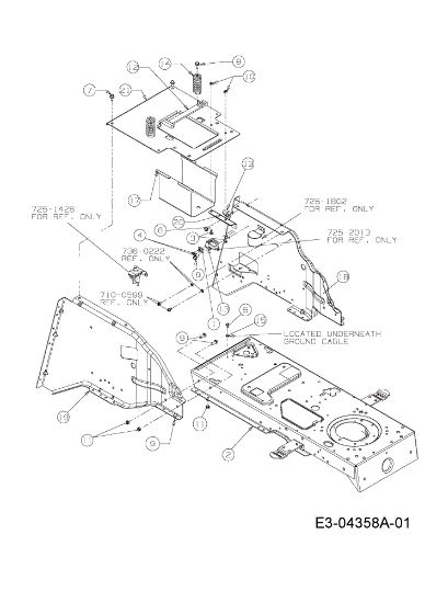Frame KROSSER PLUS 105/22 H Garden tractor