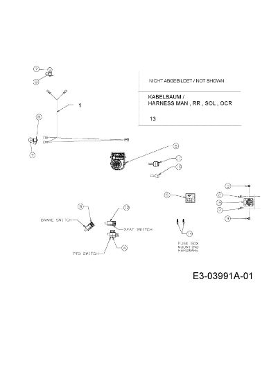 Electric diagram KROSSER PLUS 105/22 H Garden tractor