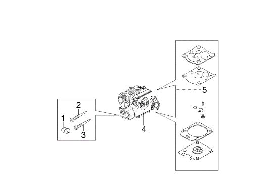 Carburador WT-780G GS 411 (Euro 2) Motosierra