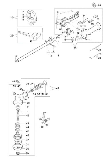 Transmission STARK 44 IC Brushcutter