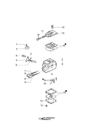 Carburettor STARK 44 IC Brushcutter