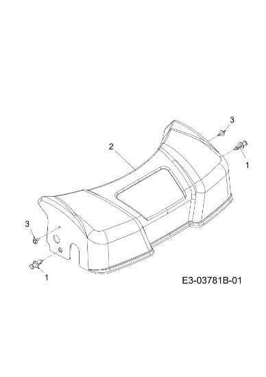 Protective guard LR 55 VBX 4-IN-1 Cat. 2010 Lawnmower