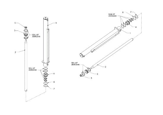 Cylinder SPL 1200 T Logsplitter