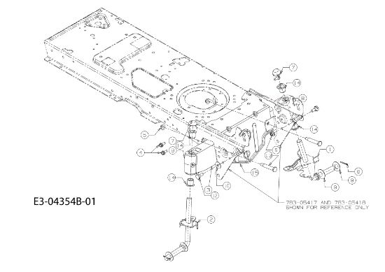 Front axle KOMMAND 105/22 H Cat. 2010 Garden tractor