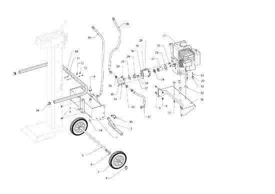 Engine assy SPL 910 SC Logsplitter