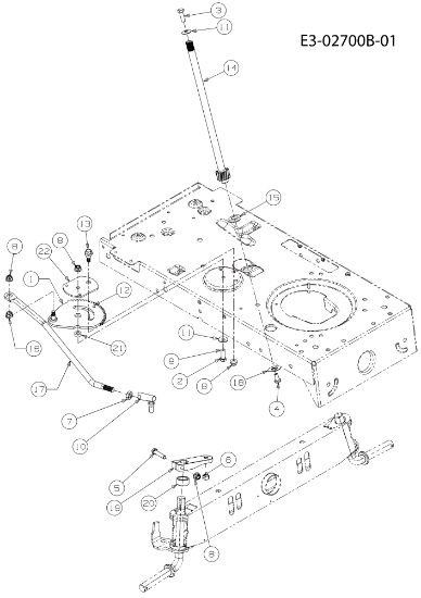 Steering assembly STORM 95/11,5 T Cat.2010 Garden tractor