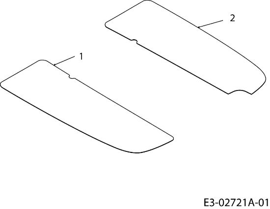 Foot pads STORM 95/11,5 T Cat.2010 Garden tractor