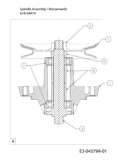 Blades support STORM 95/11,5 T Cat.2010 Garden tractor