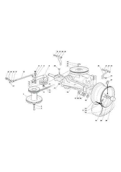 Transmission EF 72C/12,5KM Cat.2011 Garden tractor