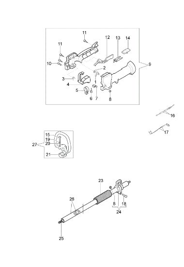 Transmission DS 2800 H Hedgetrimmer