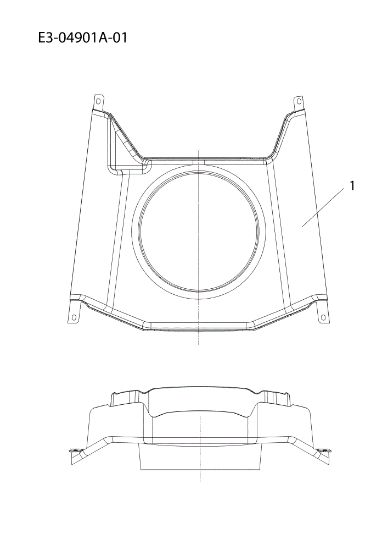 Hood panel KOMMAND 92/16 H Cat. 2011 (13XXXXXX637) Garden tractor