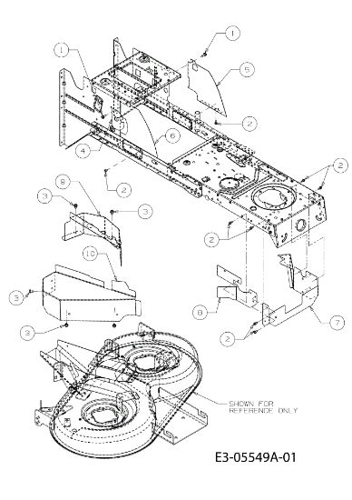Belts guard KOMMAND 92/15,5 H Cat. 2011 Garden tractor