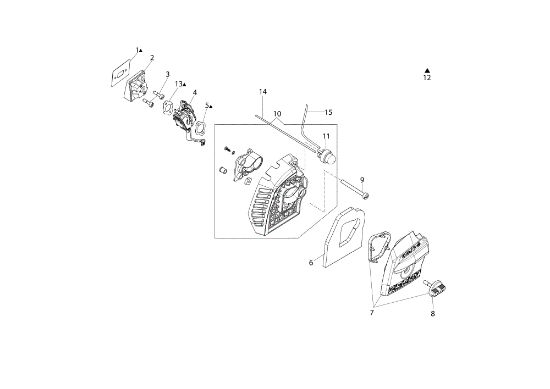 Air filter DS 2200 S (EURO 2) Brushcutter