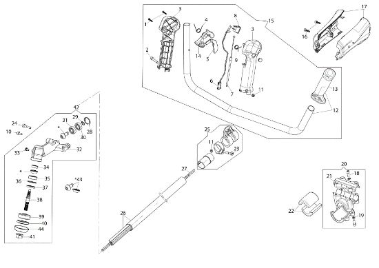Transmission DS 2200 T (Euro 2) Brushcutter