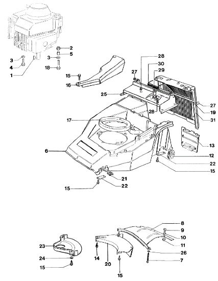 Deck MR 534 THV Lawnmower